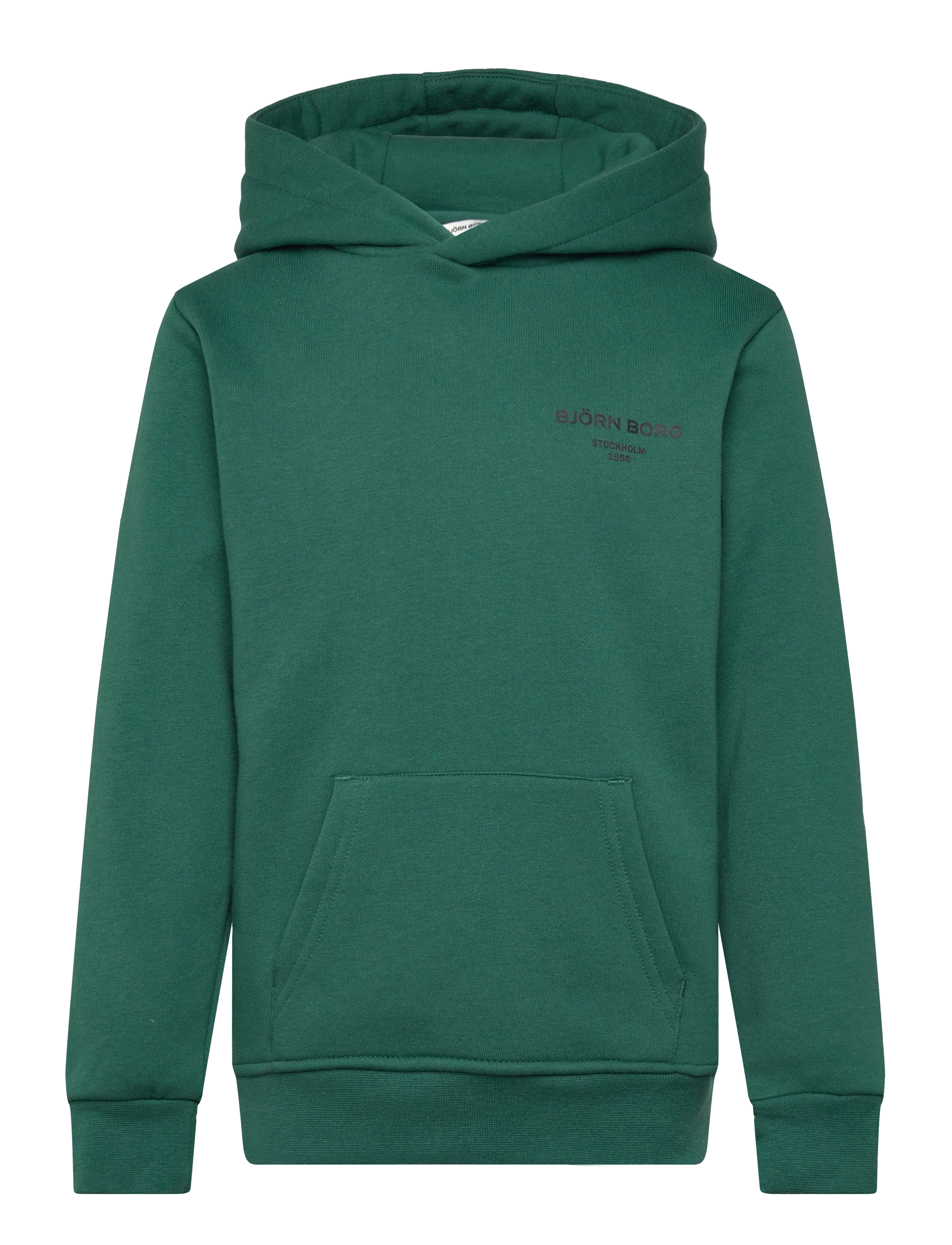 Björn Borg BORG ESSENTIAL 1 HOODIE - Jugendliche 140-182 - POSY GREEN / green