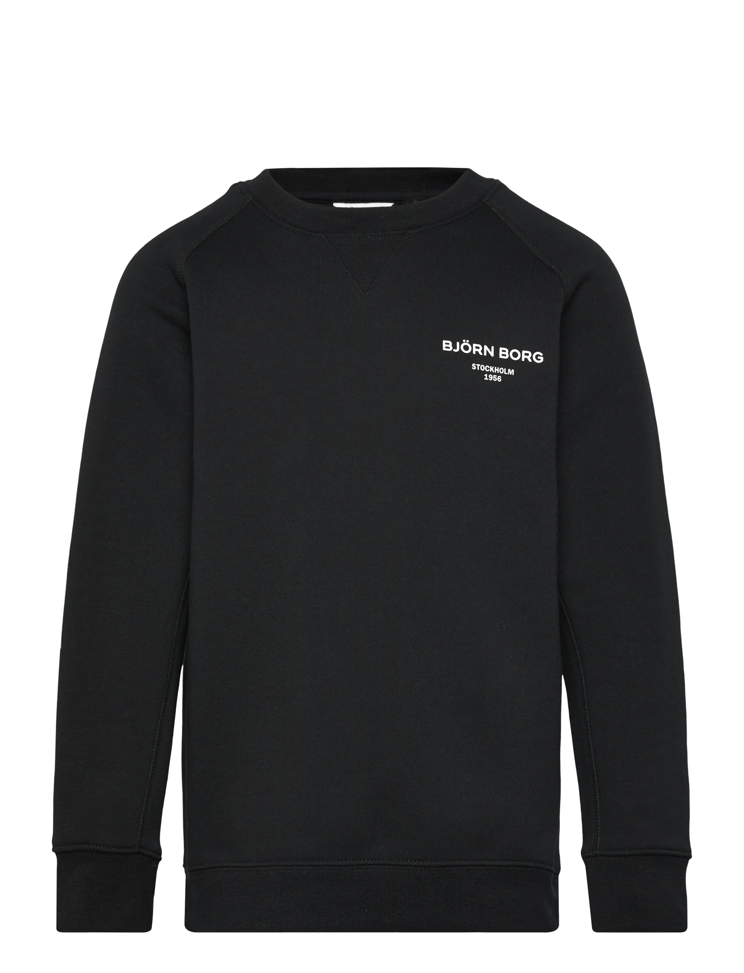 Björn Borg Borg Essential 1 Sweatshirt, 134-140, Black, Sweatshirts & Hættetrøjer > Sweatshirts, Børn