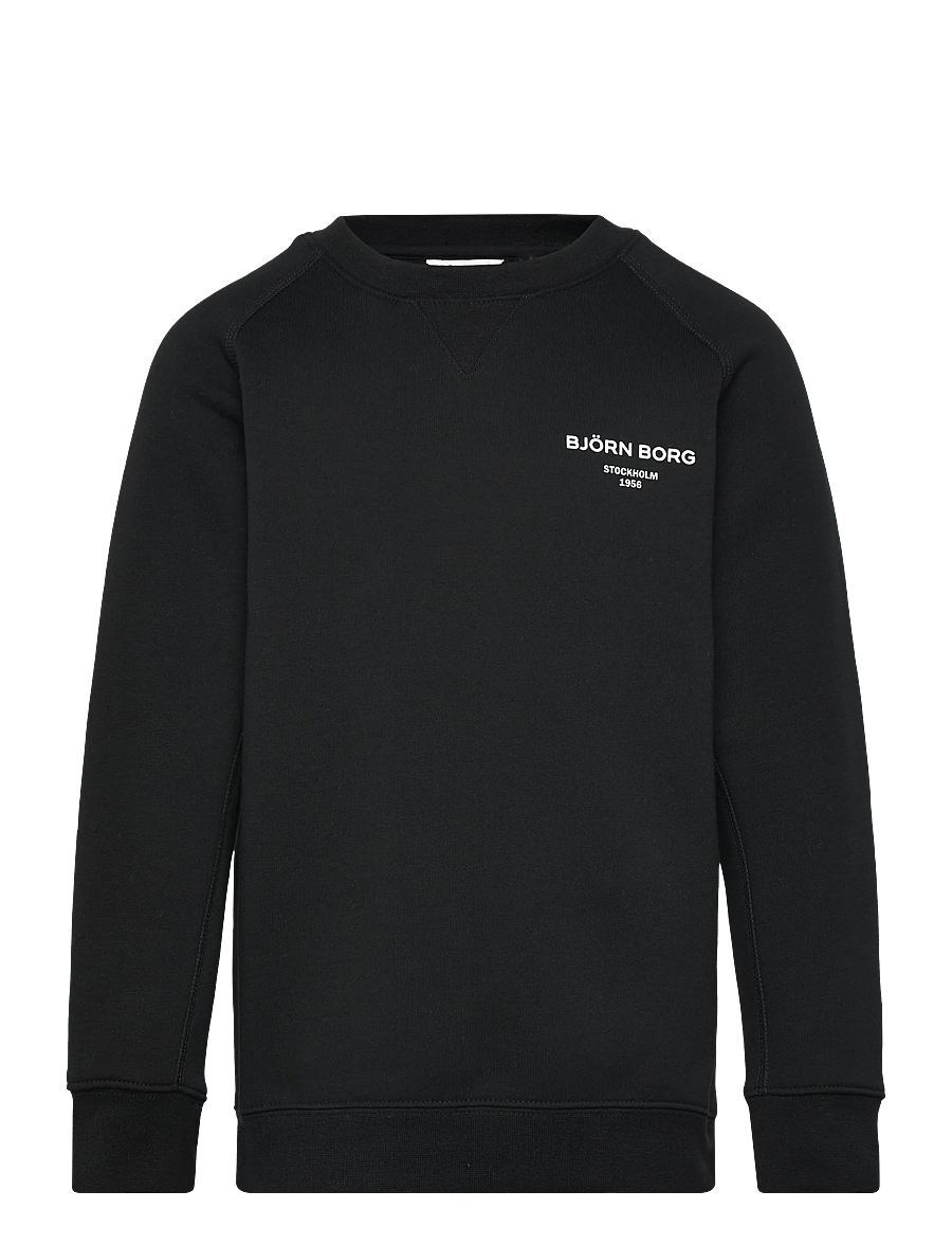 Björn Borg - BORG ESSENTIAL 1 SWEATSHIRT - dressipluusid - black beauty - 0