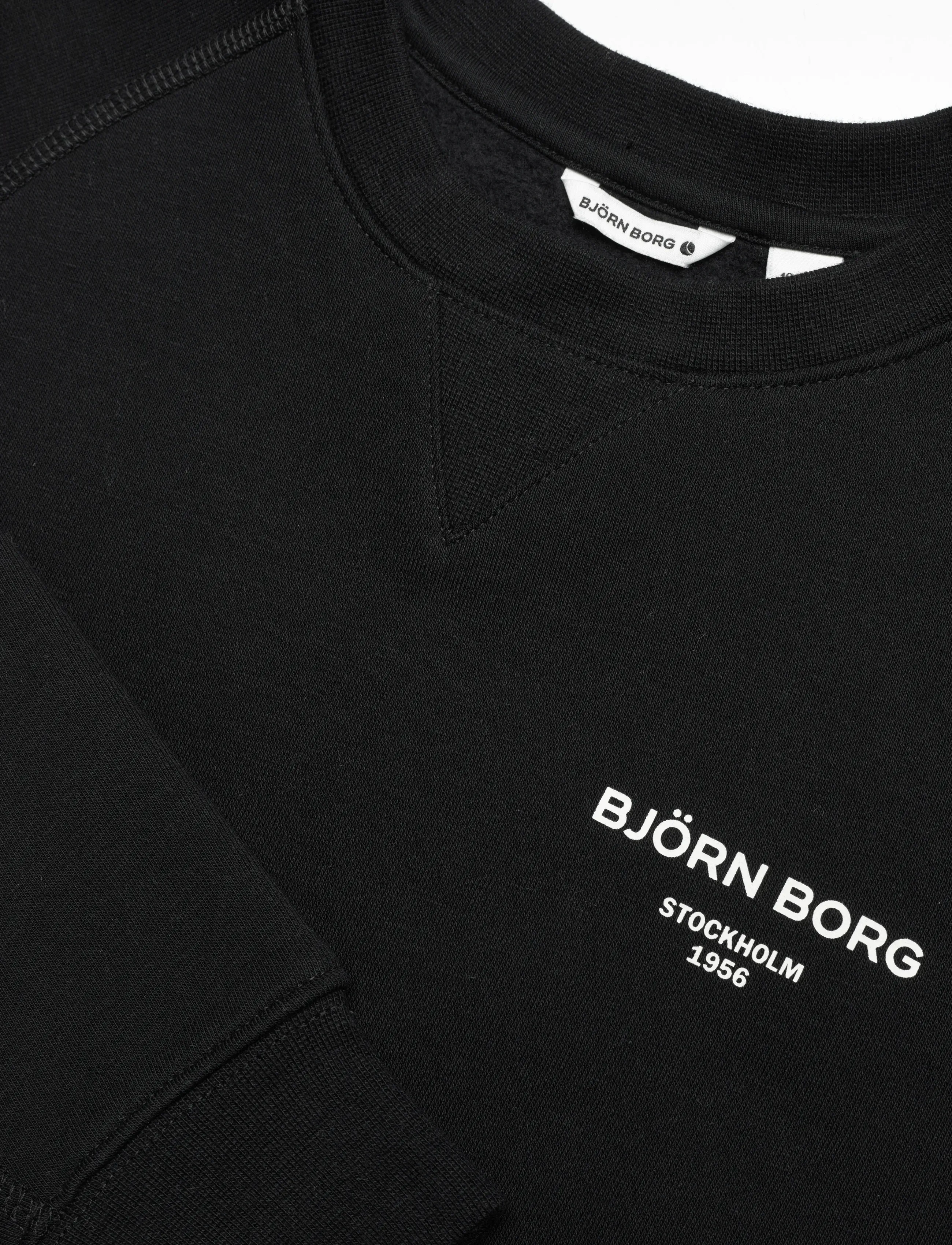 Björn Borg - BORG ESSENTIAL 1 SWEATSHIRT - suvised sooduspakkumised - black beauty - 2
