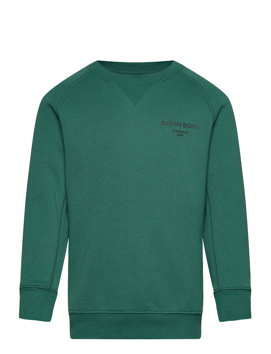 Björn Borg - BORG ESSENTIAL 1 SWEATSHIRT - sweatshirts - posy green - 0
