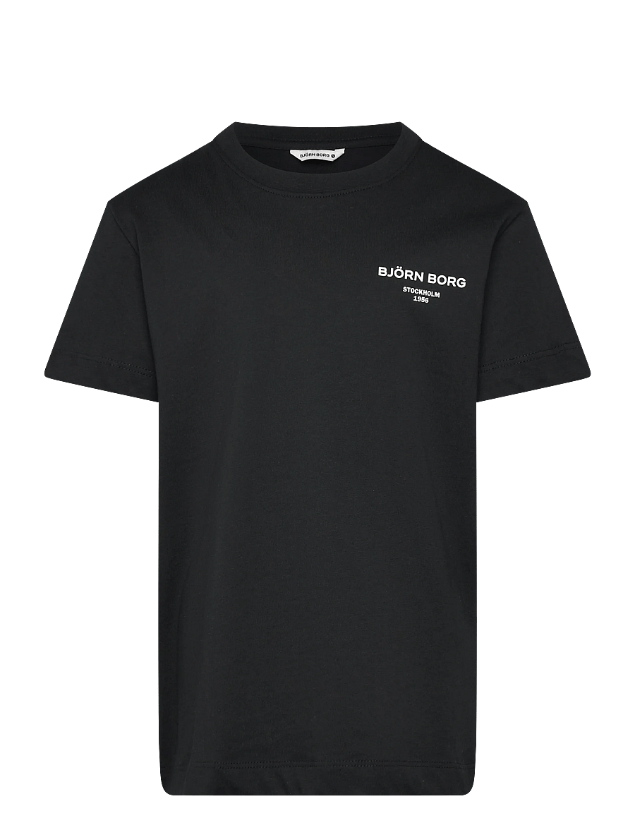 Björn Borg - BORG ESSENTIAL 1 T-SHIRT - kurzärmelig - black beauty - 0
