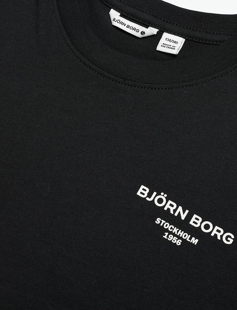 Björn Borg - BORG ESSENTIAL 1 T-SHIRT - kurzärmelig - black beauty - 2