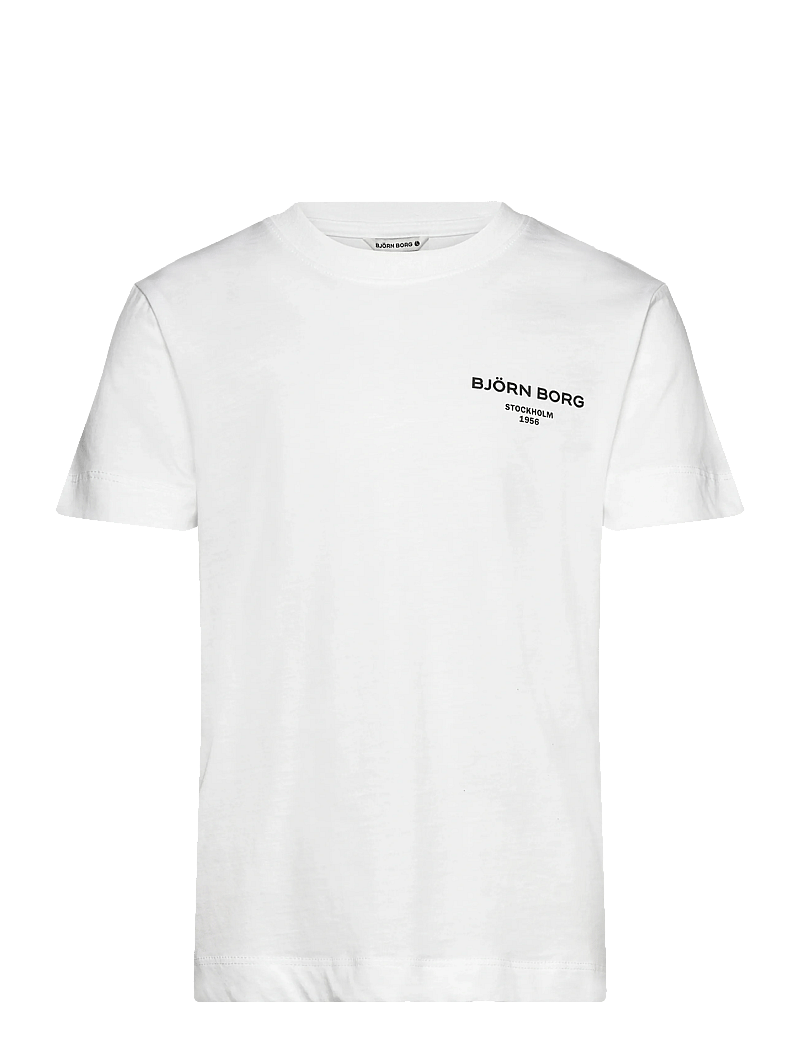 Björn Borg - BORG ESSENTIAL 1 T-SHIRT - kortærmede t-shirts - brilliant white - 0