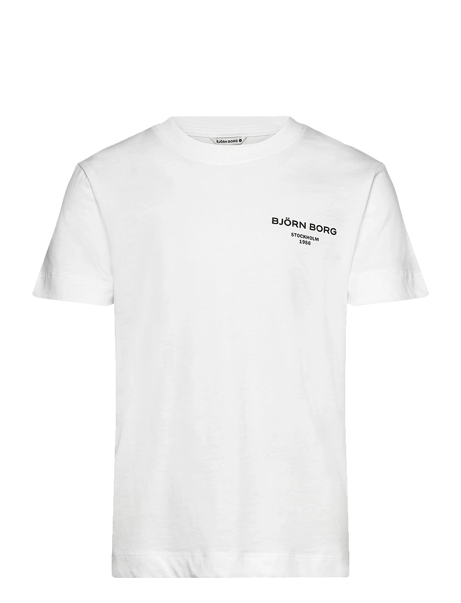 Björn Borg - BORG ESSENTIAL 1 T-SHIRT - short-sleeved t-shirts - brilliant white - 0