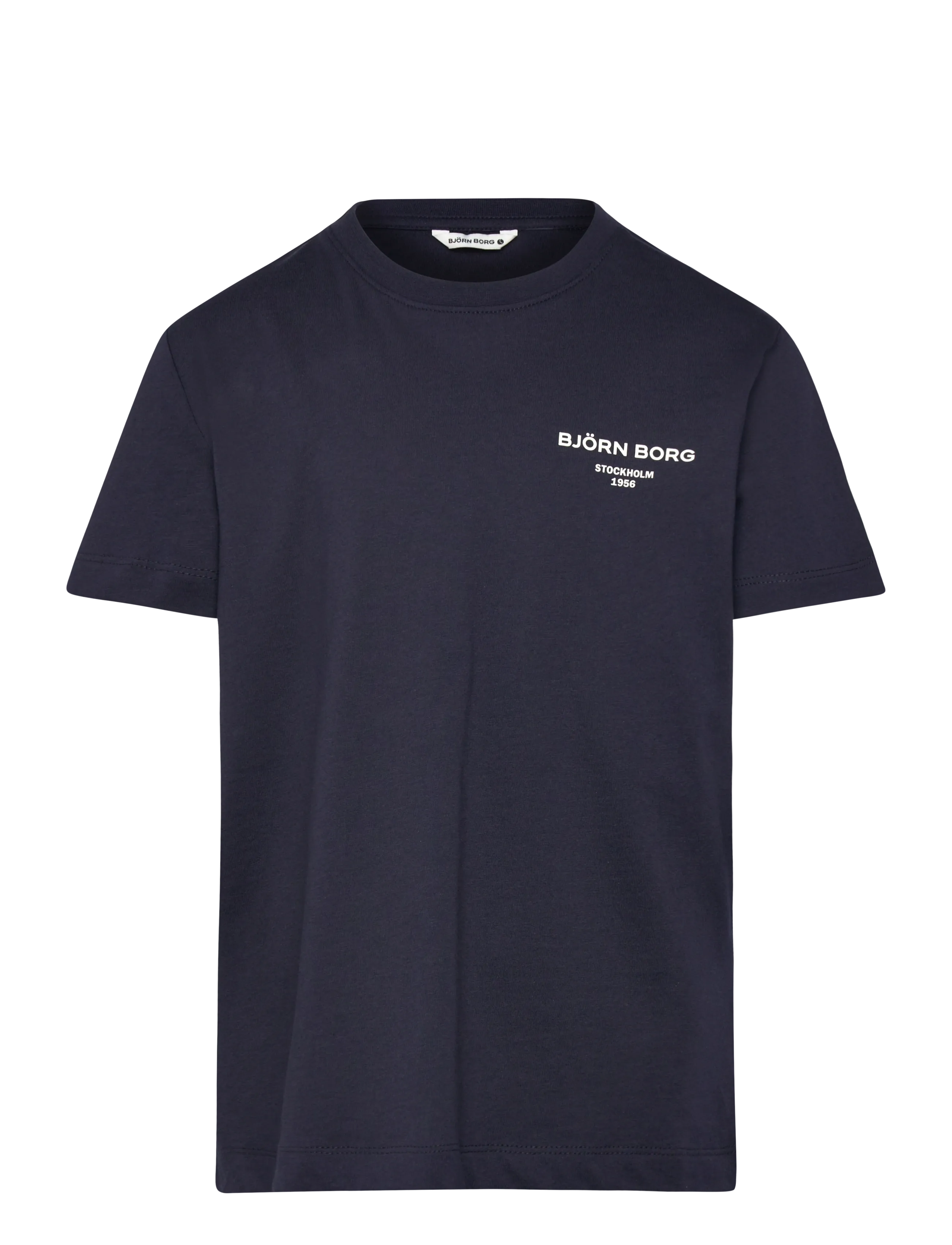 Björn Borg Essential 1 T-Shirt, 146-152, T-shirts, Marineblau - Short-sleeved, Kinder