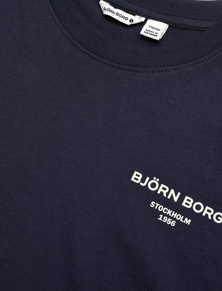 Björn Borg - BORG ESSENTIAL 1 T-SHIRT - short-sleeved t-shirts - night sky - 2