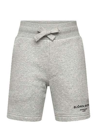 Björn Borg BORG ESSENTIAL 1 SWEATSHORTS - Lühikesed püksid - LIGHT GREY MELANGE / grey
