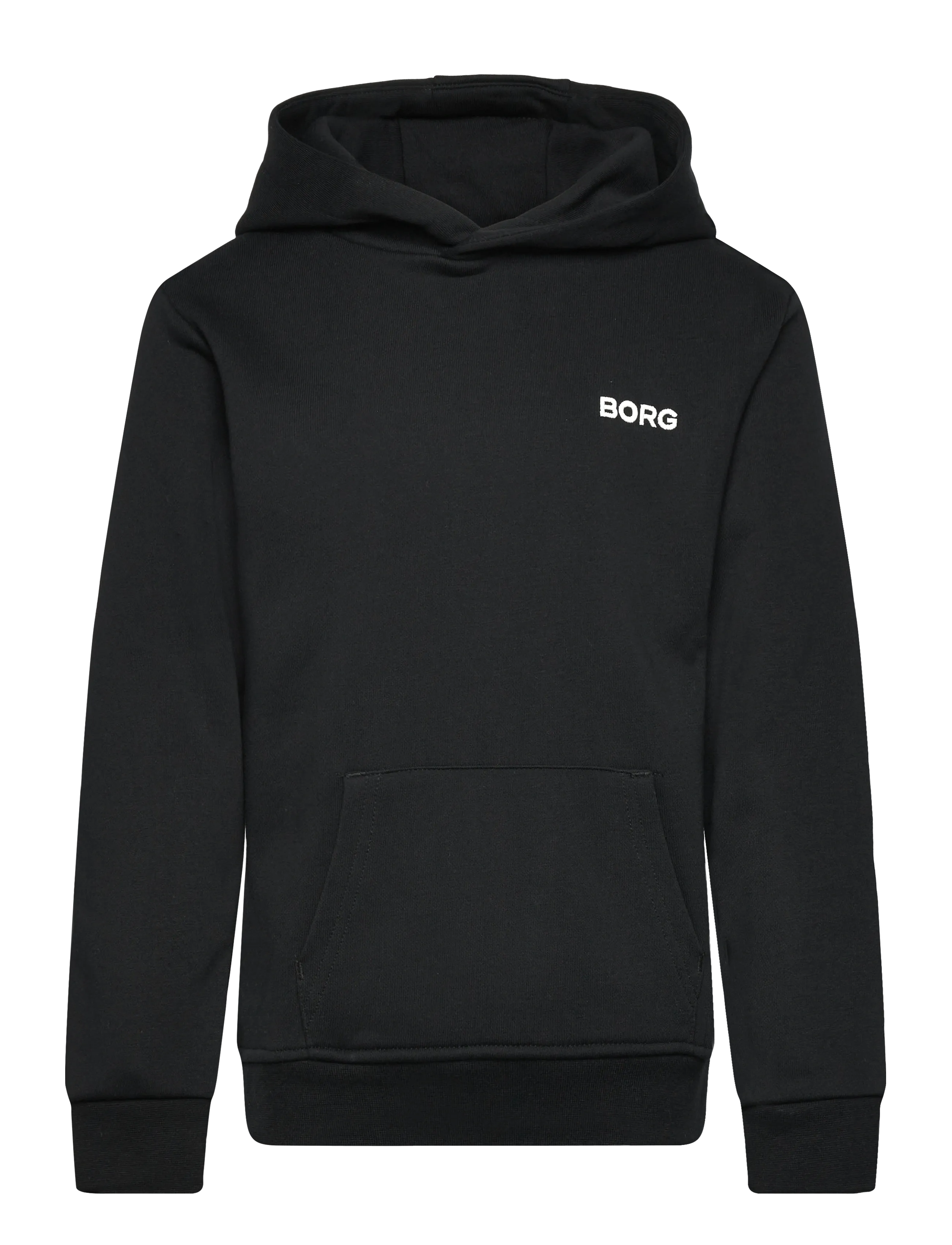 Björn Borg Borg Essential 4 Hoodie, Børn, Essential Hættetrøje, Sort, Str: 134-140