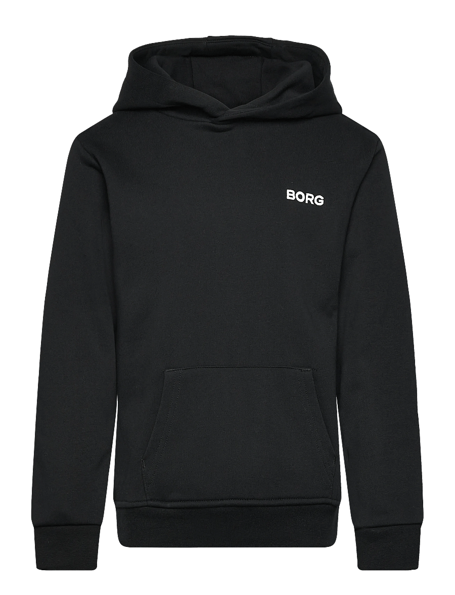 Björn Borg - BORG ESSENTIAL 4 HOODIE - hoodies - black beauty - 0