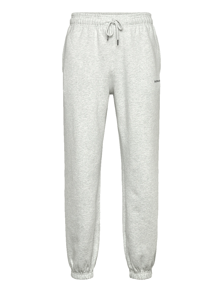 Björn Borg - BORG OVERSIZED SWEATPANTS - sweatpants - ultra light grey melange - 0
