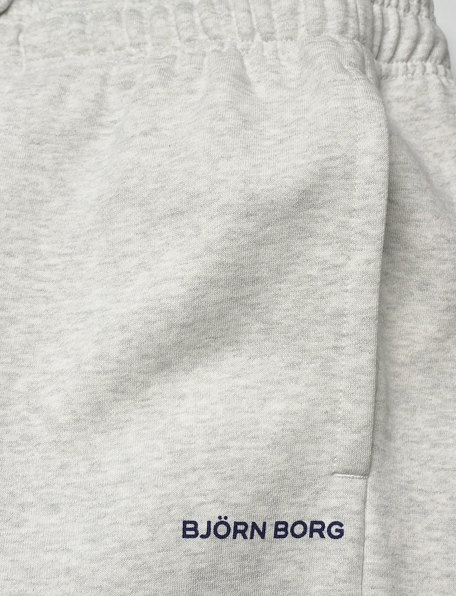 Björn Borg - BORG OVERSIZED SWEATPANTS - sweatpants - ultra light grey melange - 3
