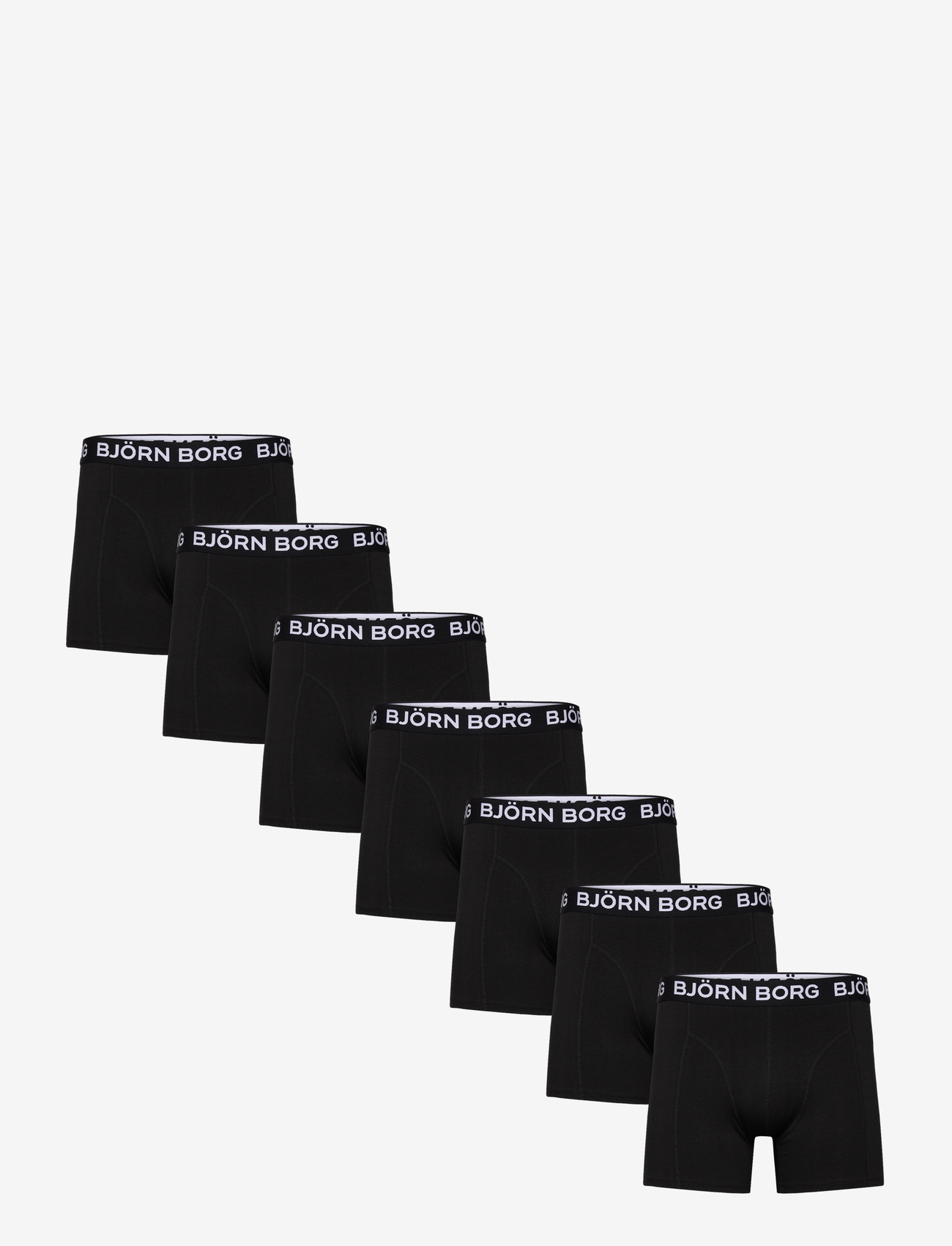 Björn Borg - COTTON STRETCH BOXER + WASH BAG 7p - multipack underbukser - multipack 3 - 0