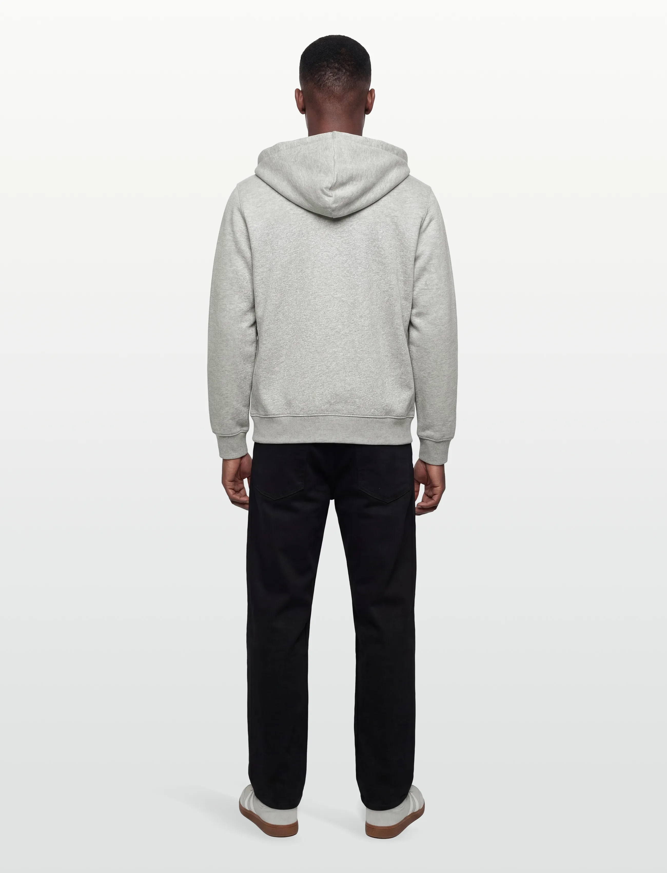 Björn Borg - BORG ESSENTIAL 1 ZIP HOODIE - huvtröjor - light grey melange - 4