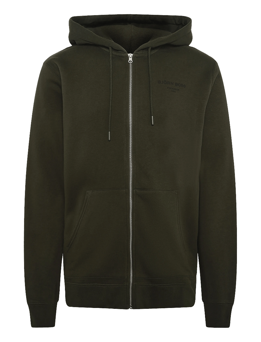 Björn Borg - BORG ESSENTIAL 1 ZIP HOODIE - sweatshirts - rosin - 0