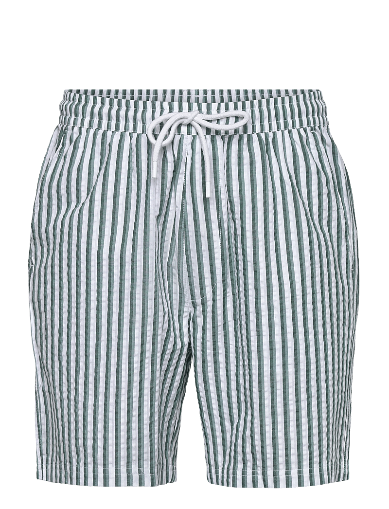 Björn Borg - BORG SEERSUCKER RESORT SHORTS - casual shorts - bb 7 stripe 1 - 0
