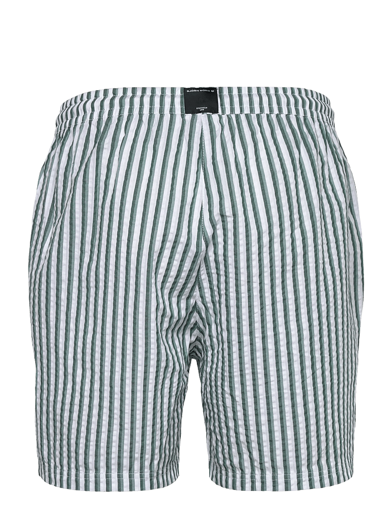 Björn Borg - BORG SEERSUCKER RESORT SHORTS - casual shorts - bb 7 stripe 1 - 1