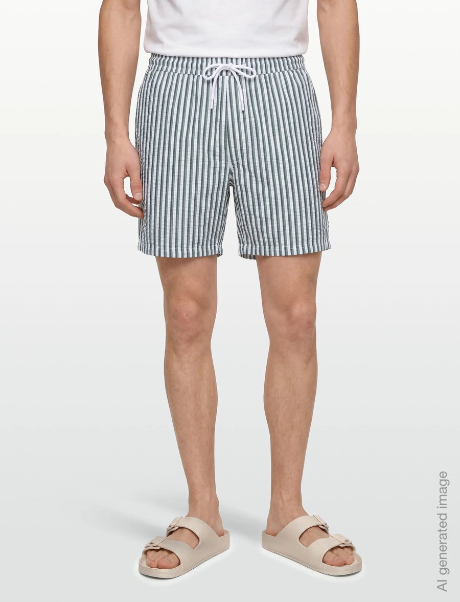 Björn Borg - BORG SEERSUCKER RESORT SHORTS - freizeitshorts - bb 7 stripe 1 - 3