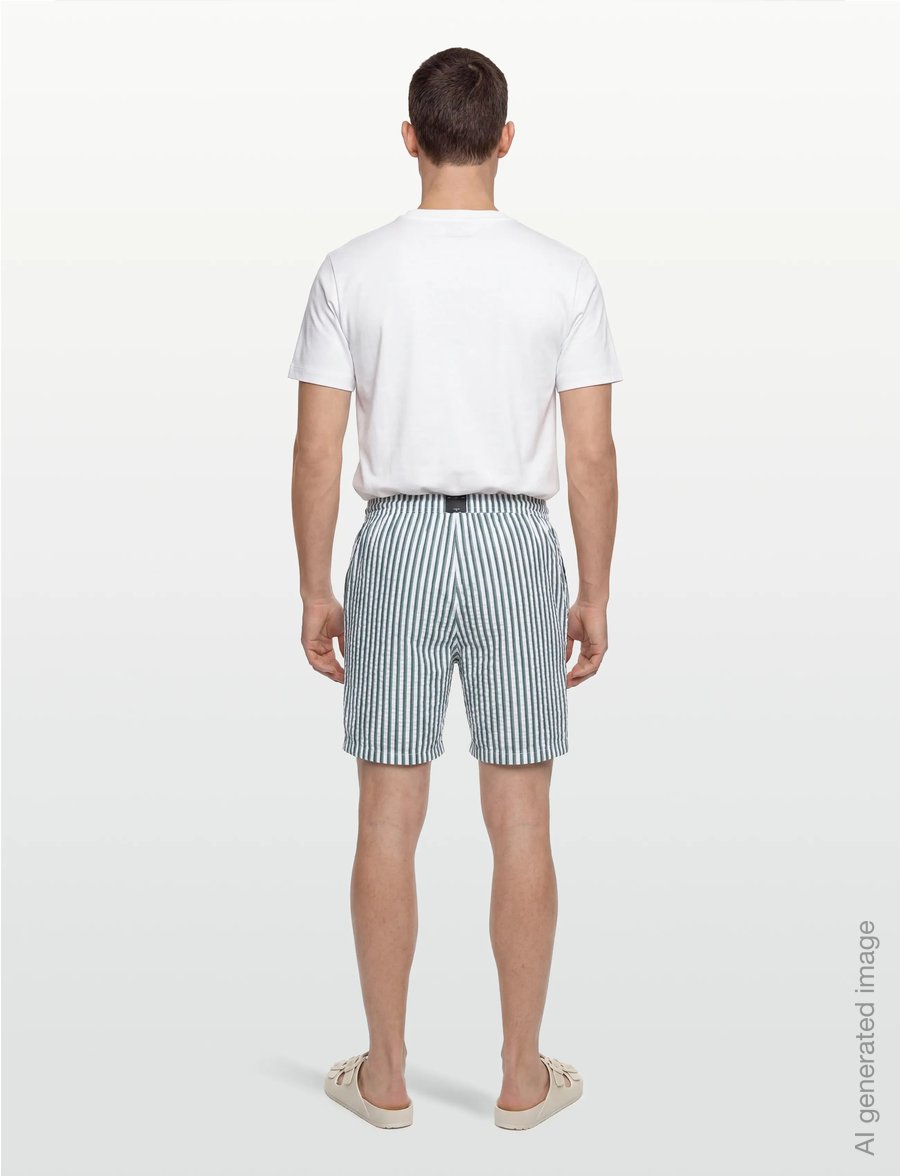 Björn Borg - BORG SEERSUCKER RESORT SHORTS - freizeitshorts - bb 7 stripe 1 - 4