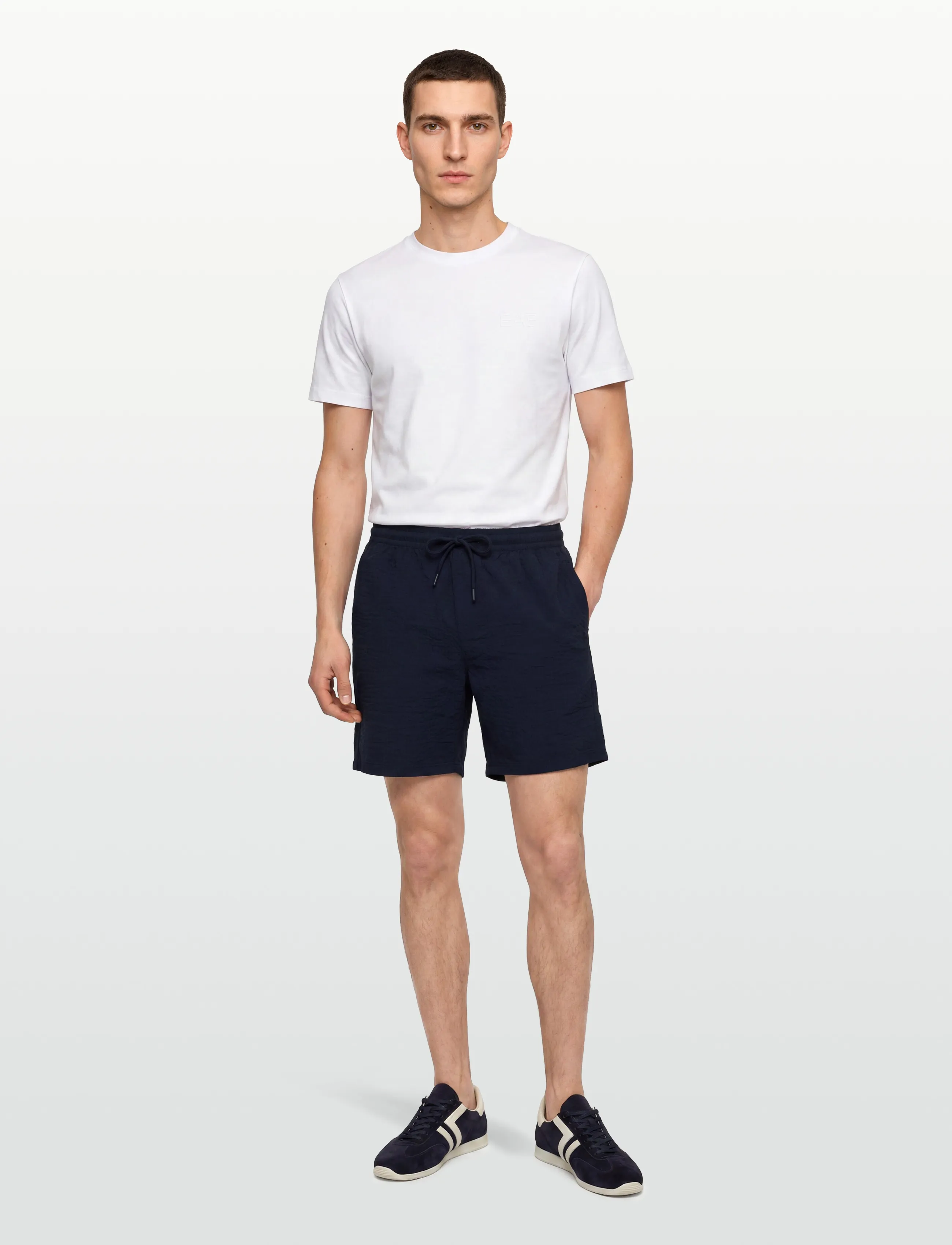 Björn Borg Borg Seersucker Resort Shorts, Mænd, Seersucker Resort Shorts, Navy, Str: XL