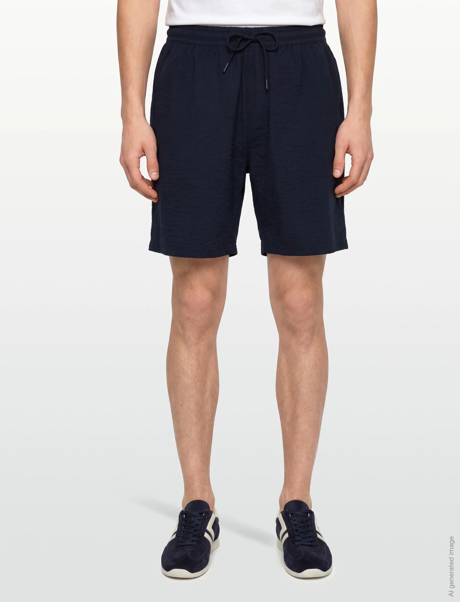 Björn Borg - BORG SEERSUCKER RESORT SHORTS - short décontracté - night sky - 3