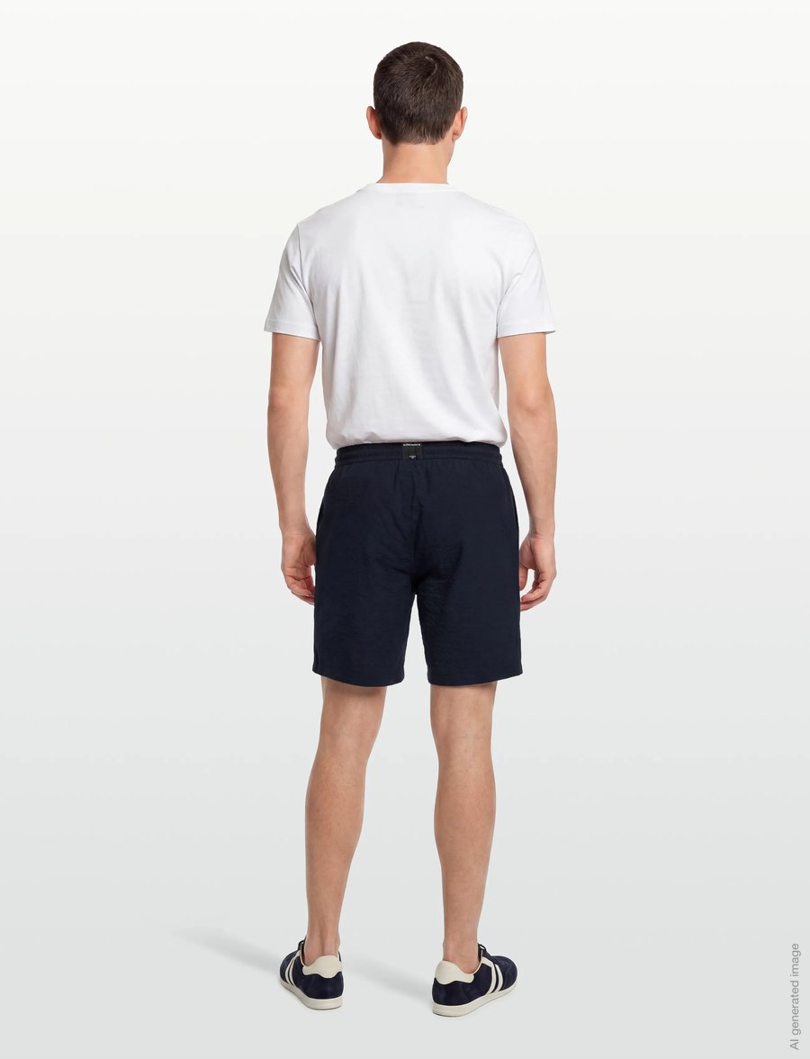 Björn Borg - BORG SEERSUCKER RESORT SHORTS - short décontracté - night sky - 4