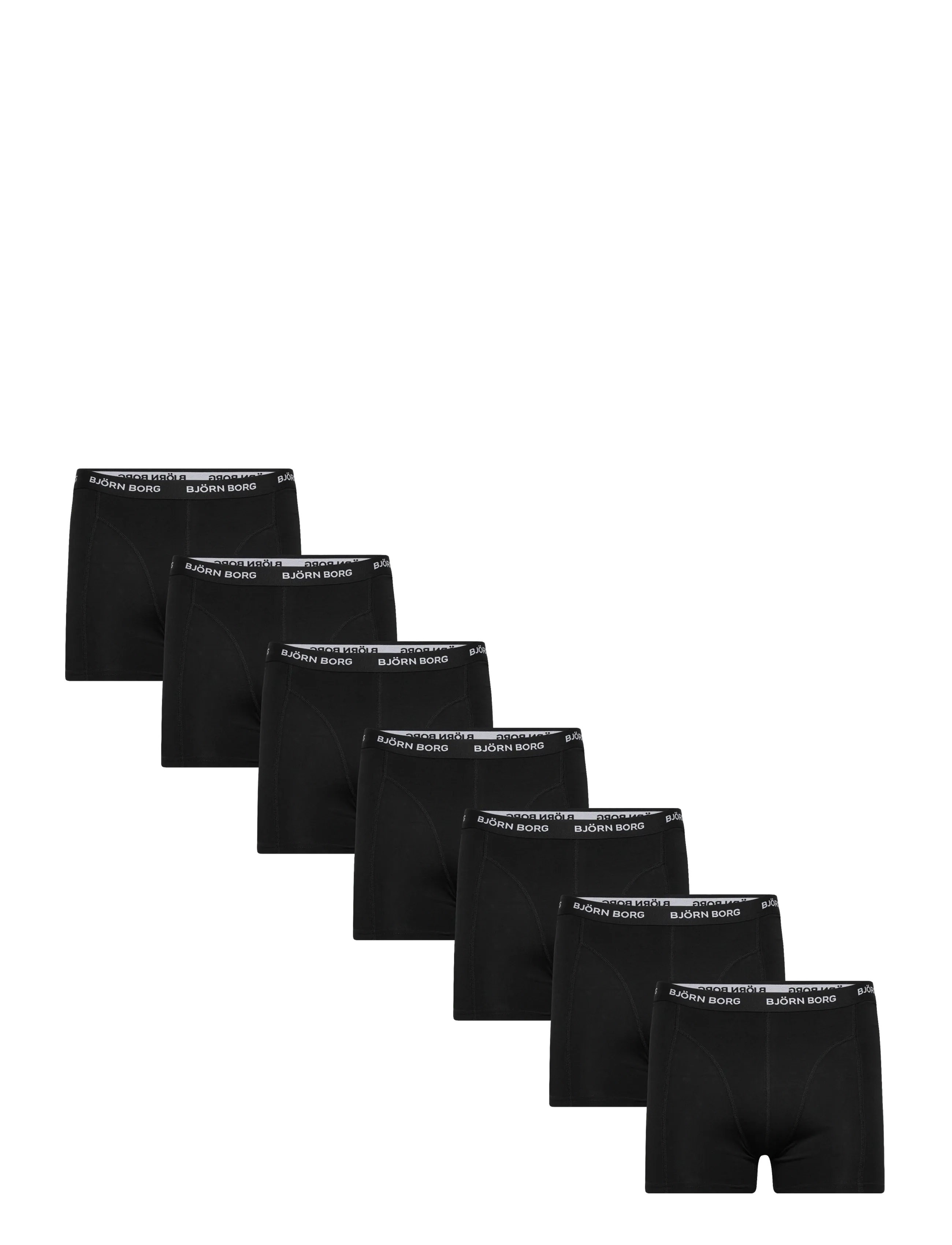 Björn Borg COTTON STRETCH BOXER 7p - Underkläder - MULTIPACK 1 / black