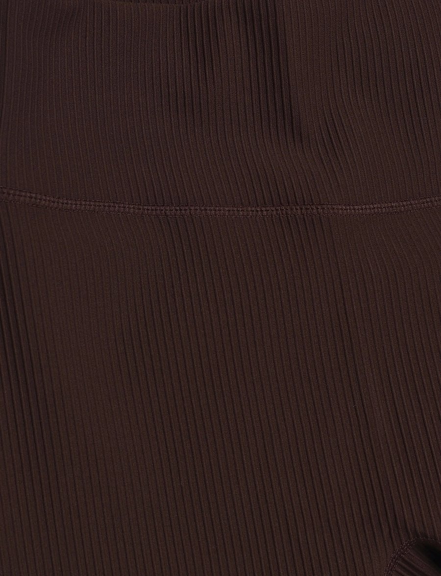 Björn Borg - STUDIO RIBBED FLARE TIGHTS REGULAR - volle länge - coffee bean - 2