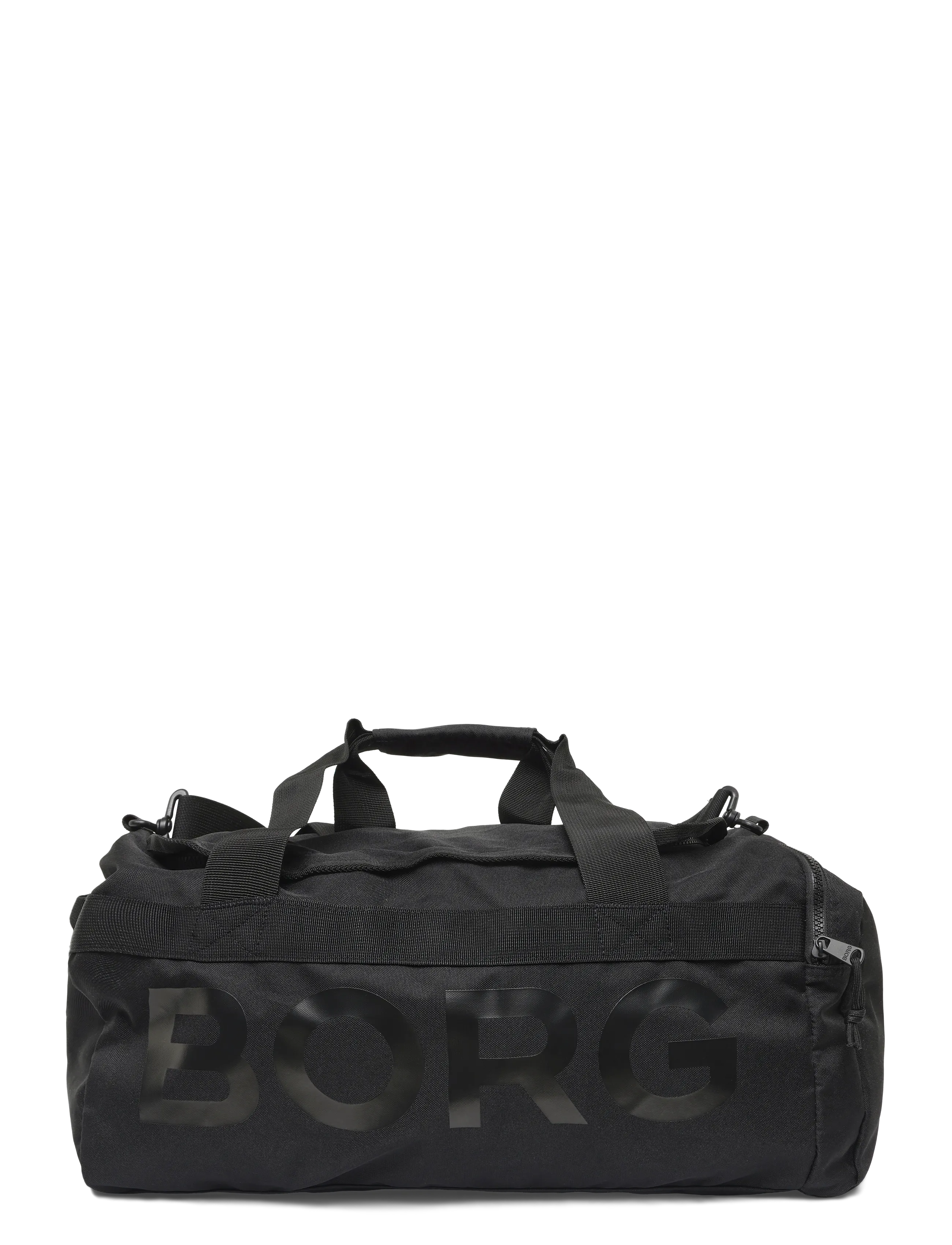 Björn Borg Borg Logo Sports Bag, One Size, Black, Sport Training Bags > Sport Gym Bags, Herre