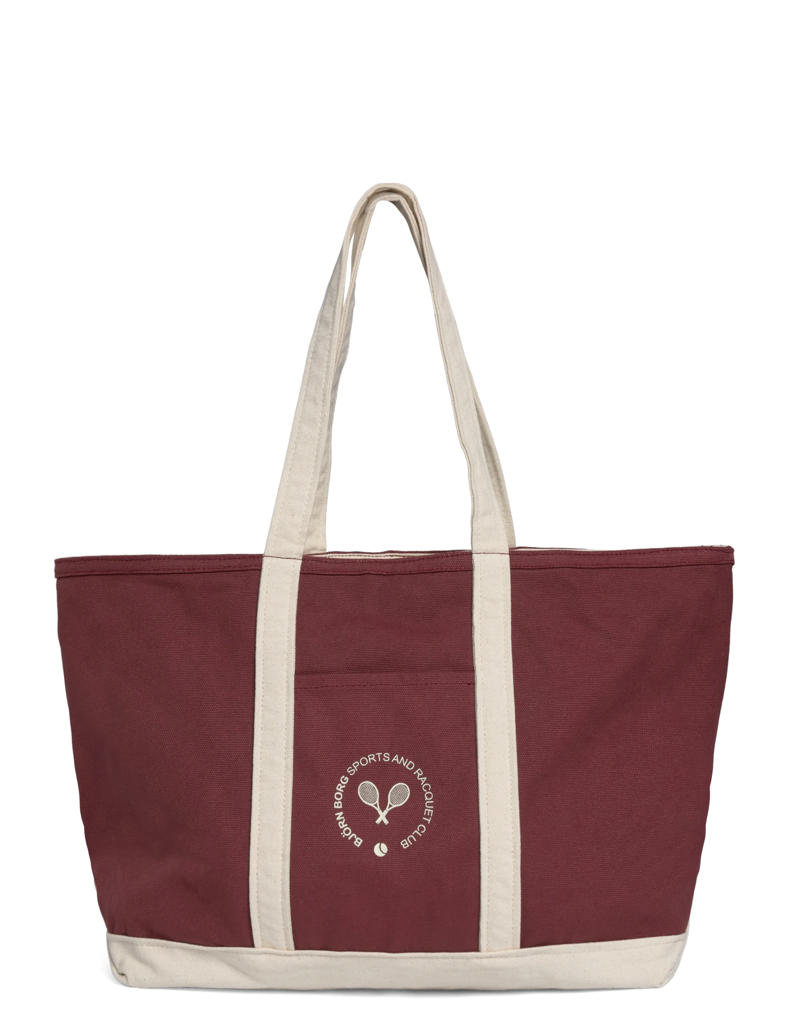 Björn Borg ACE CANVAS TOTE 27L - Nyheder - CABERNET / burgundy