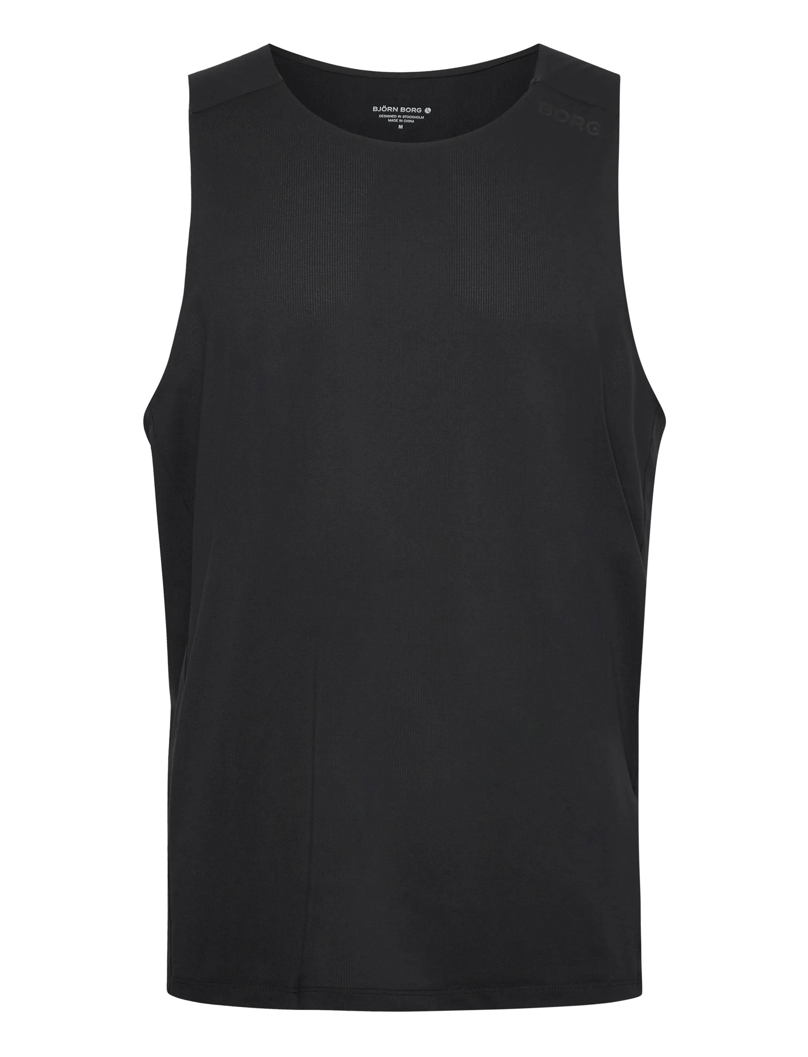 Björn Borg Feather Tank, M, Sport Oberteile, Schwarz - Tank Männerswear
