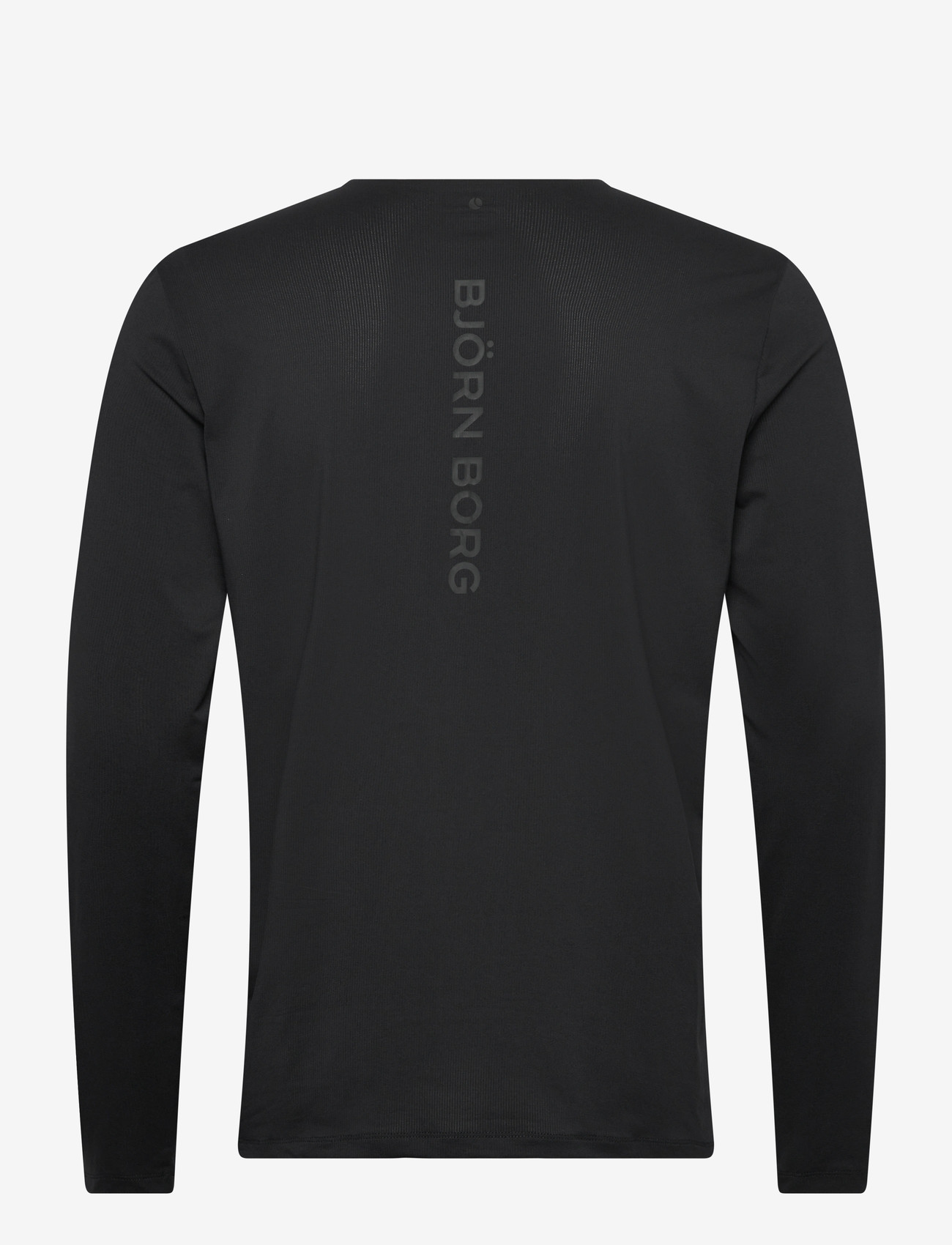 Björn Borg - BORG FEATHER LONG SLEEVE T-SHIRT - toppe & t-shirts - black beauty - 1