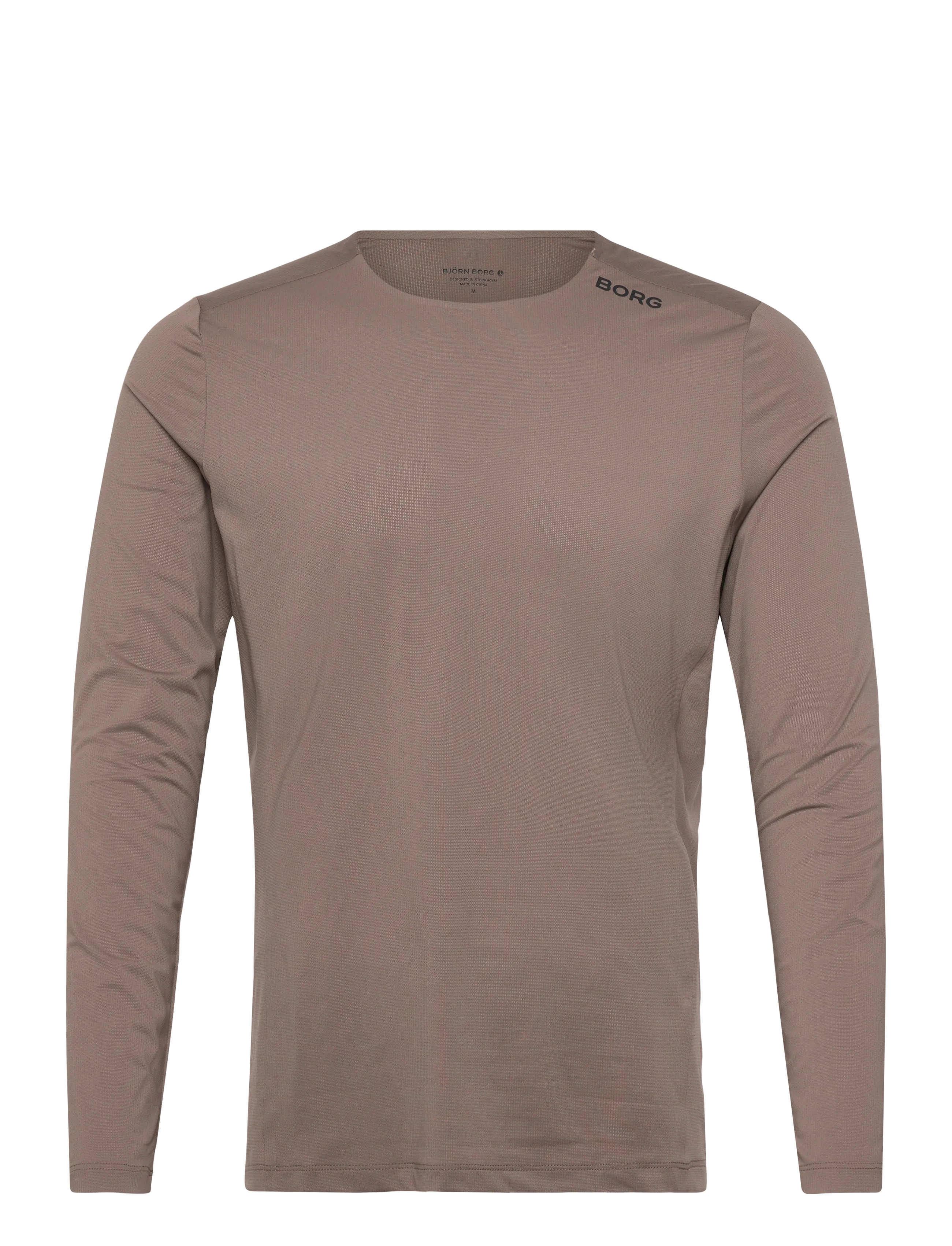 BJÖRN BORG Borg Feather Lange Ärmel T-Shirt Braun - M - Herren