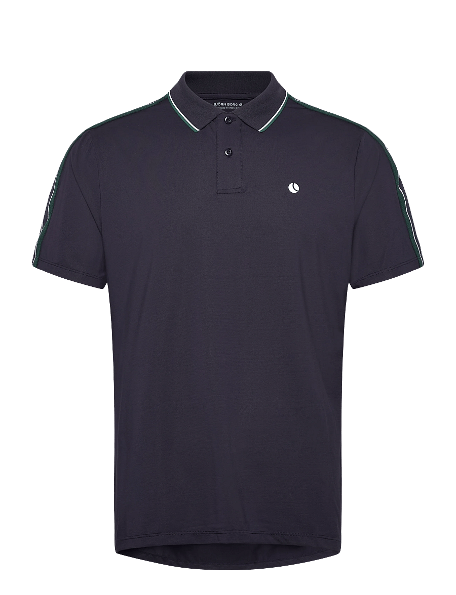 Björn Borg - ACE RETRO POLO SHIRT - alussärgid ja t-särgid - night sky - 0
