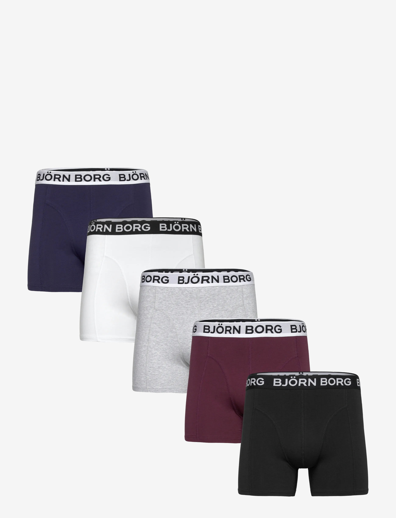 Björn Borg - COTTON STRETCH BOXER 5p - multipack kalsonger - multipack 1 - 0