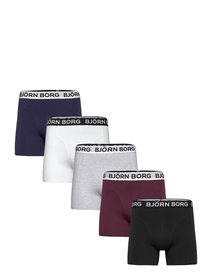 Björn Borg - COTTON STRETCH BOXER 5p - multipakk aluspüksid - multipack 1 - 0