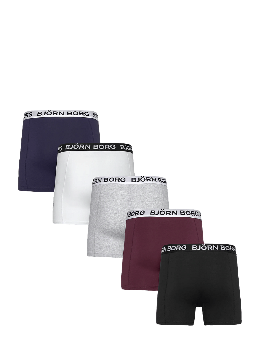 Björn Borg - COTTON STRETCH BOXER 5p - multipakk aluspüksid - multipack 1 - 1