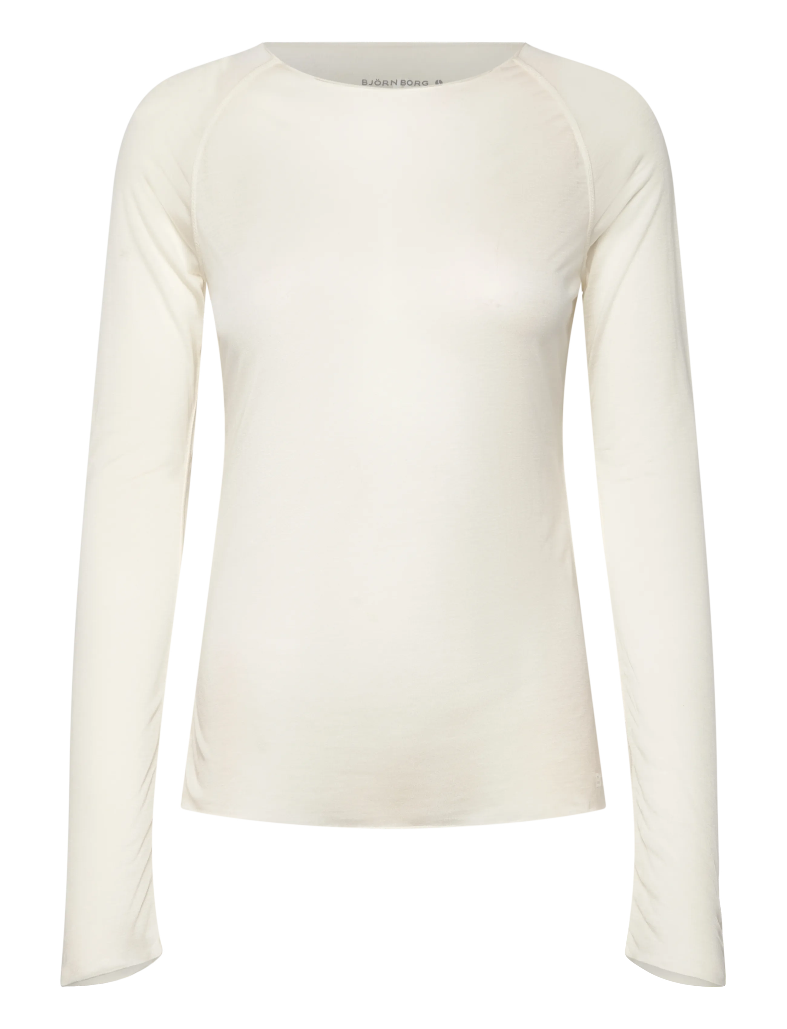 Björn Borg STUDIO LIGHT LONG SLEEVE TOP - Kläder - TOFU / cream