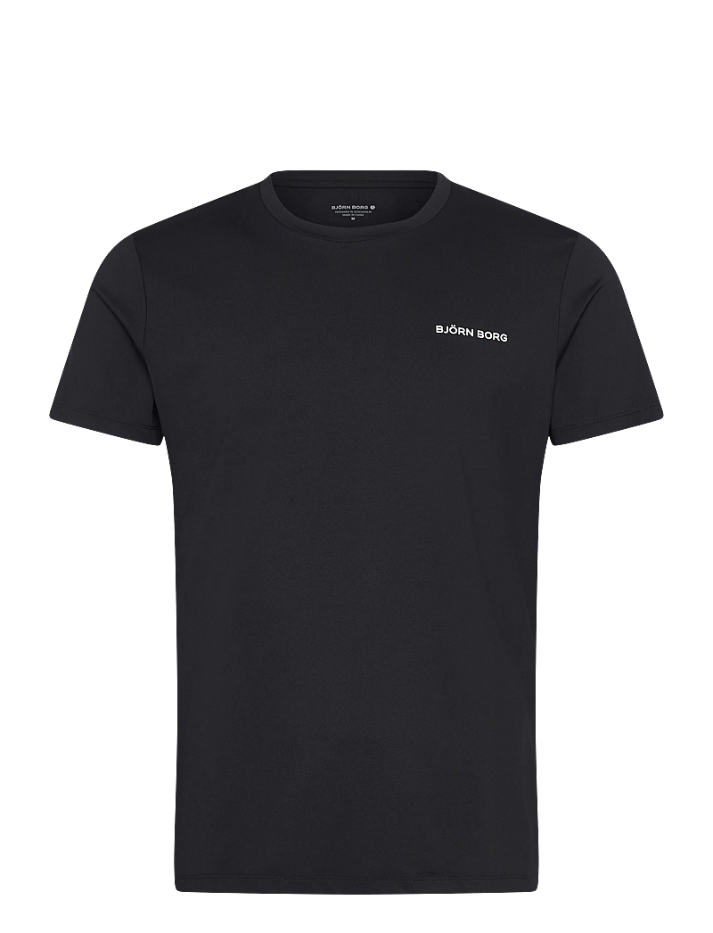 Björn Borg - BORG GRAPHIC T-SHIRT - alussärgid ja t-särgid - black beauty - 0