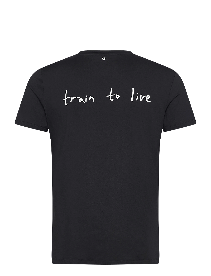 Björn Borg - BORG GRAPHIC T-SHIRT - alussärgid ja t-särgid - black beauty - 1