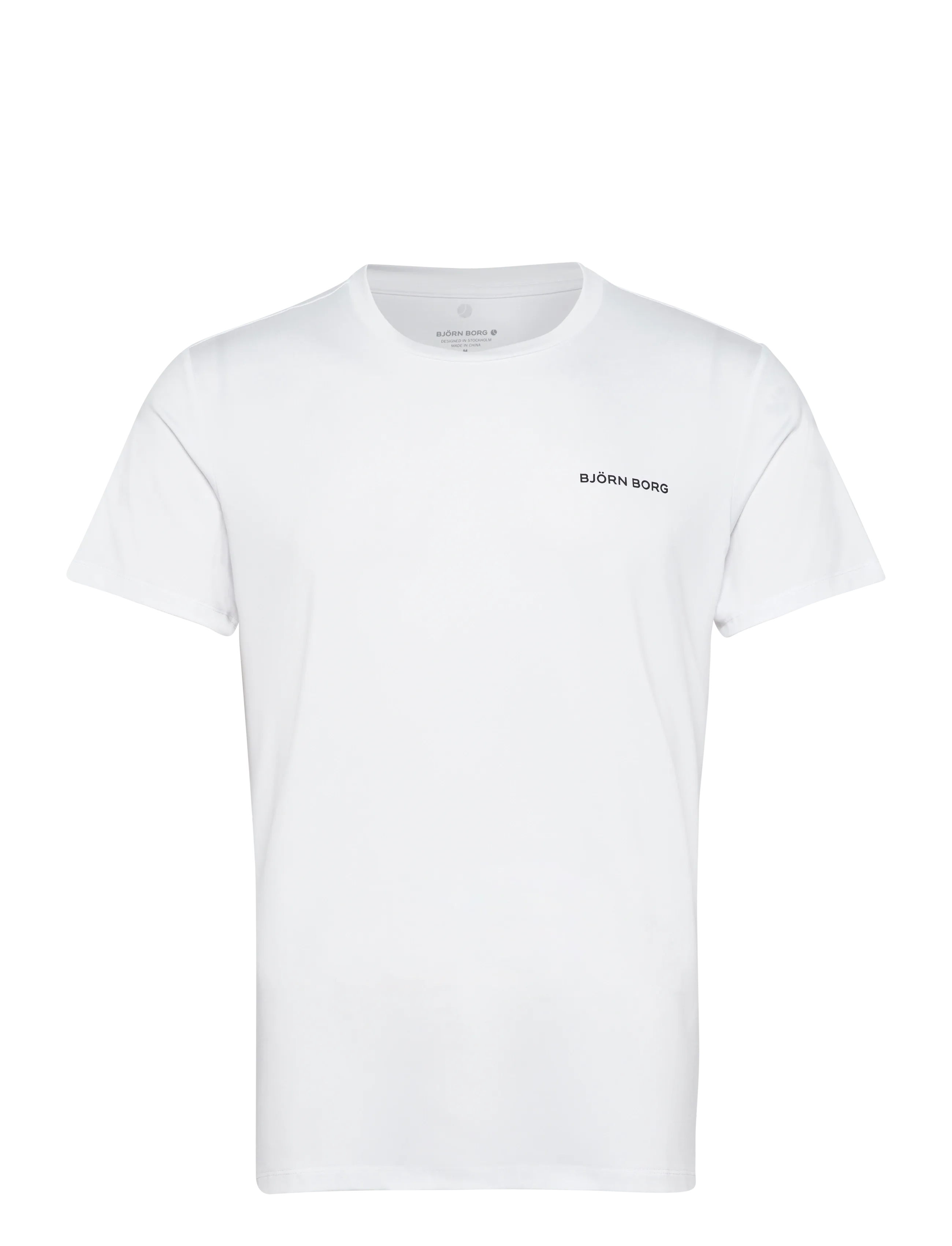 Björn Borg Borg Graphic T-Shirt, XXL, White, Sport Overdele > Sport T-shirts, Herre