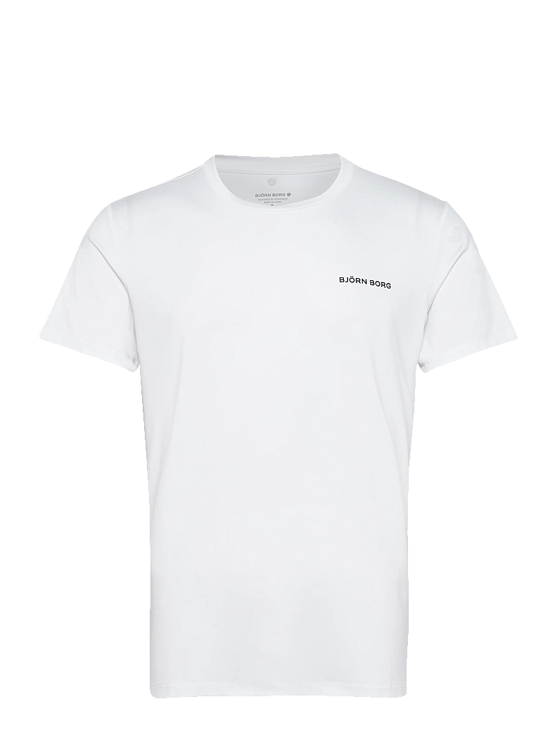 Björn Borg - BORG GRAPHIC T-SHIRT - alussärgid ja t-särgid - brilliant white - 0