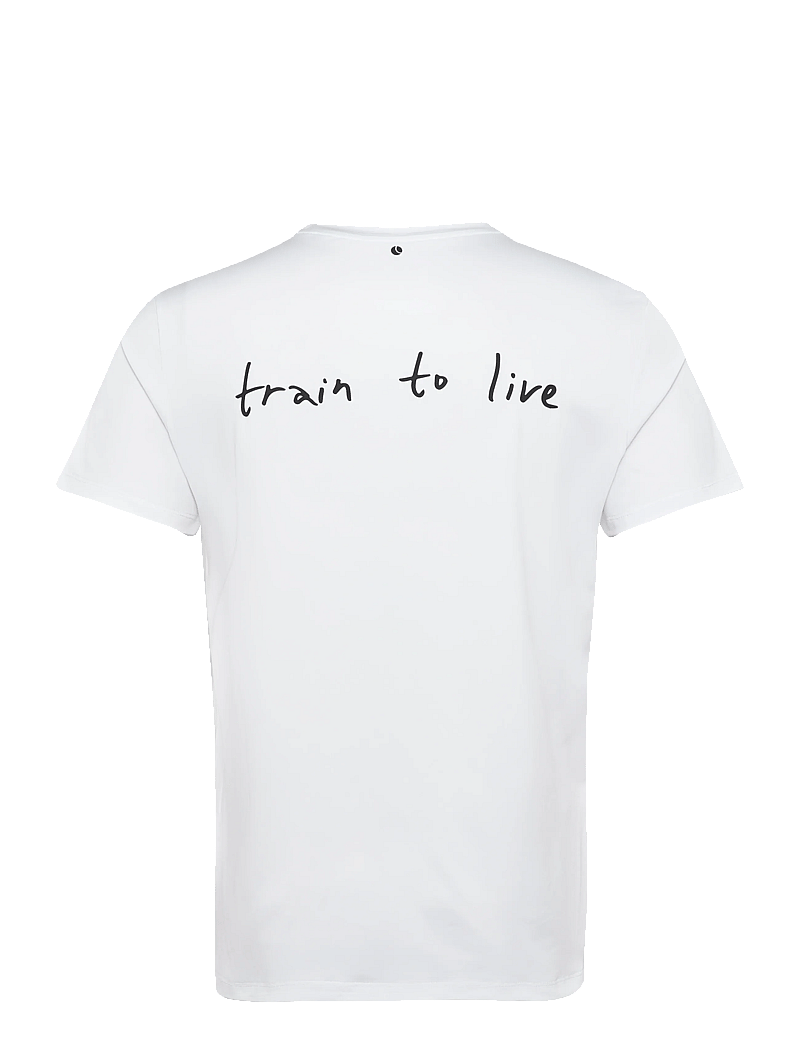 Björn Borg - BORG GRAPHIC T-SHIRT - alussärgid ja t-särgid - brilliant white - 1