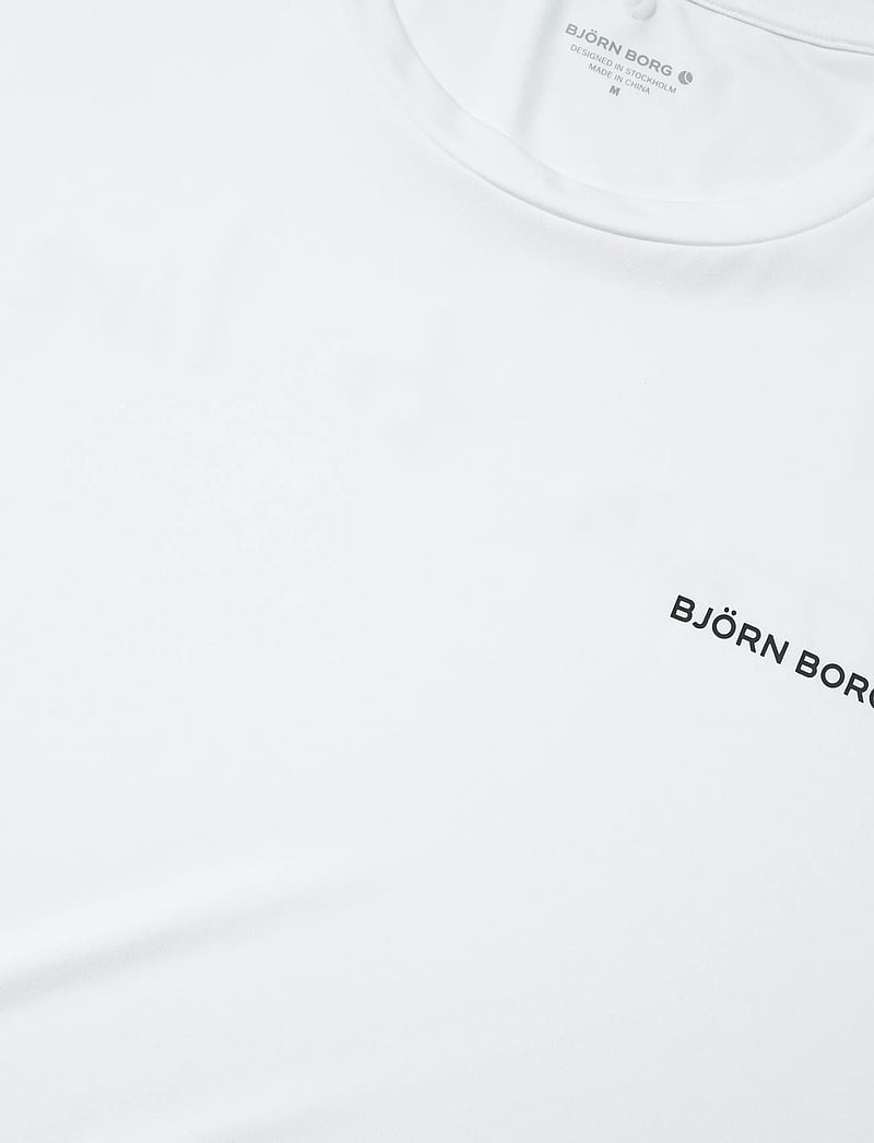 Björn Borg - BORG GRAPHIC T-SHIRT - alussärgid ja t-särgid - brilliant white - 2
