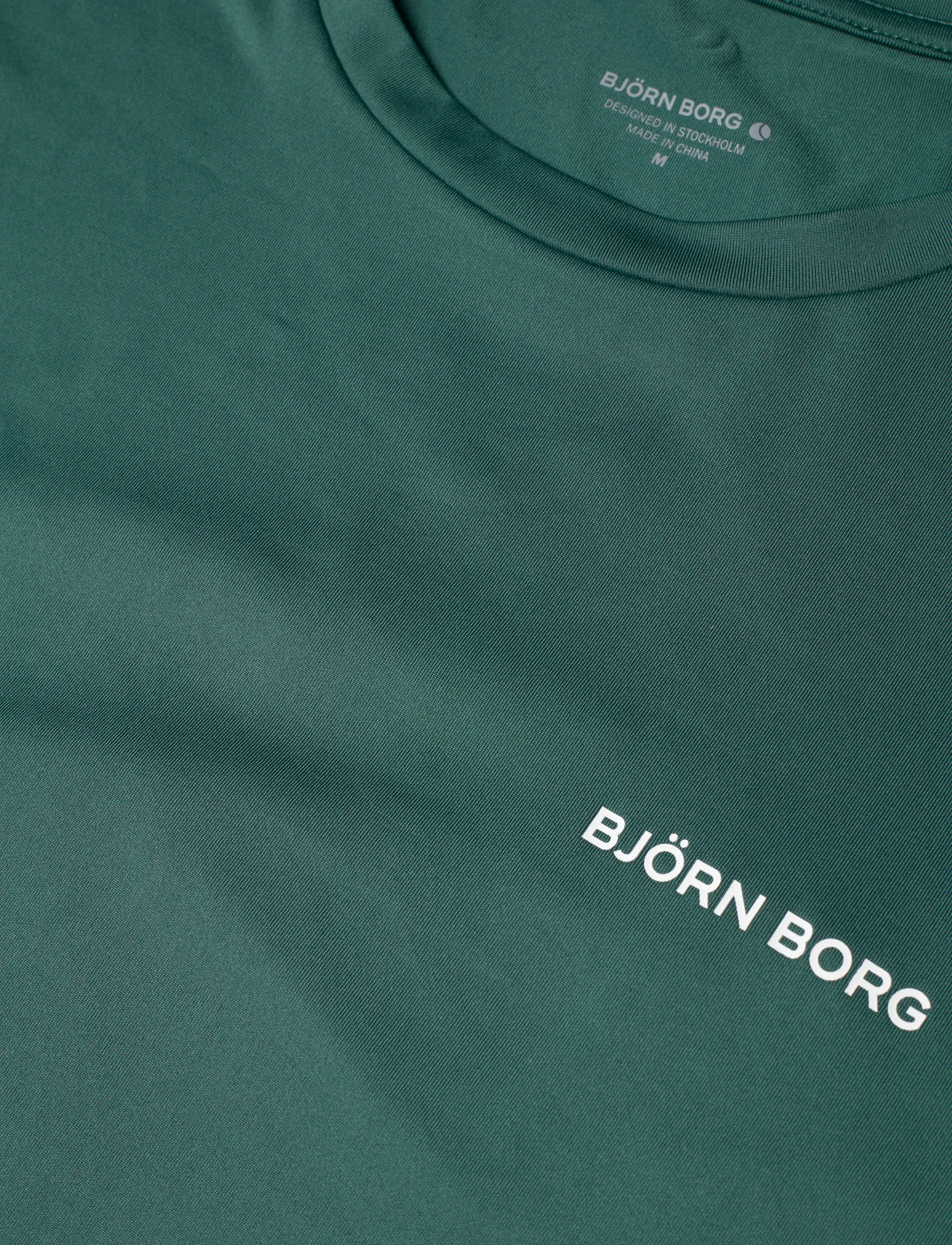 Björn Borg - BORG GRAPHIC T-SHIRT - tops & t-shirts - mallard green - 2