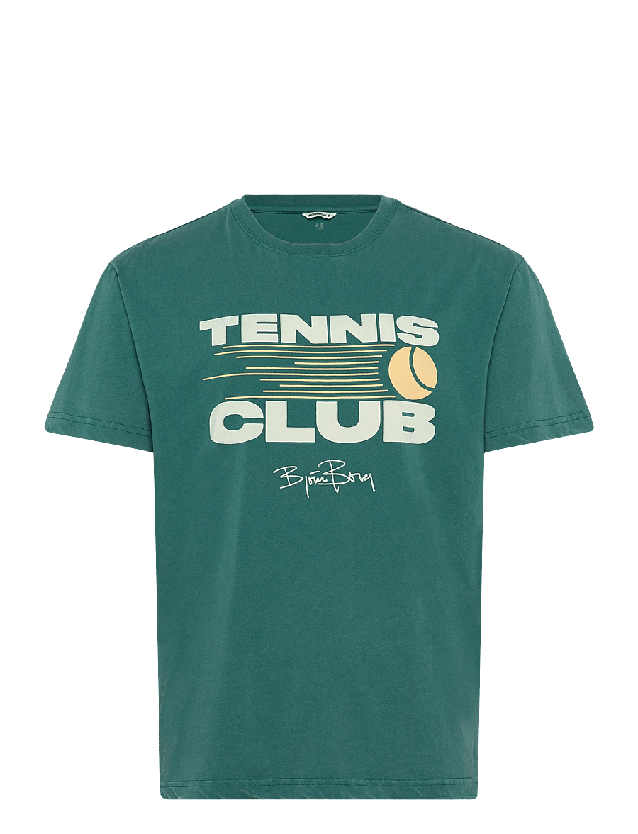 Björn Borg - BORG CLASSIC PRINT T-SHIRT - t-shirts - mallard green - 0