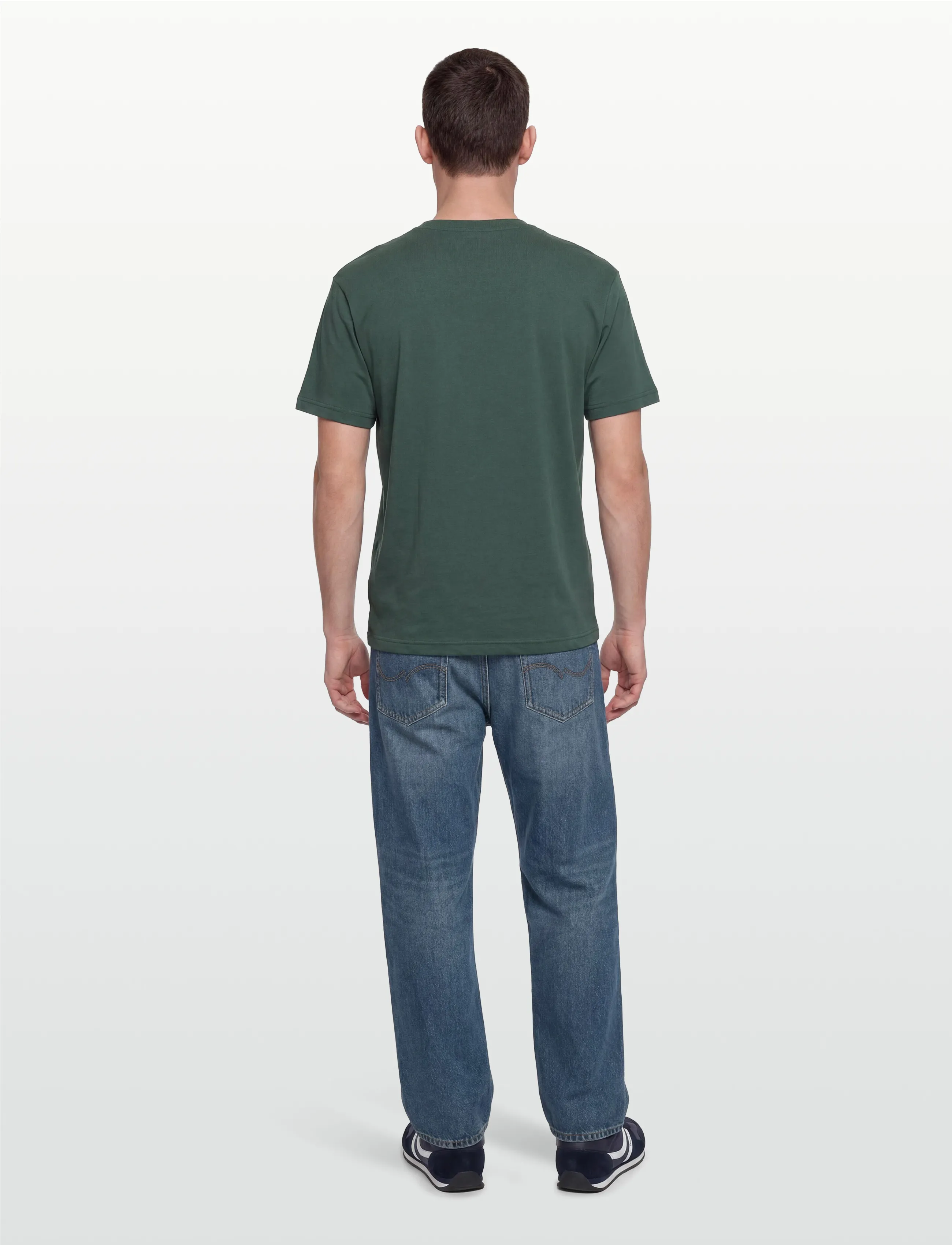 Björn Borg - BORG RELAXED T-SHIRT - short-sleeved t-shirts - mallard green - 4