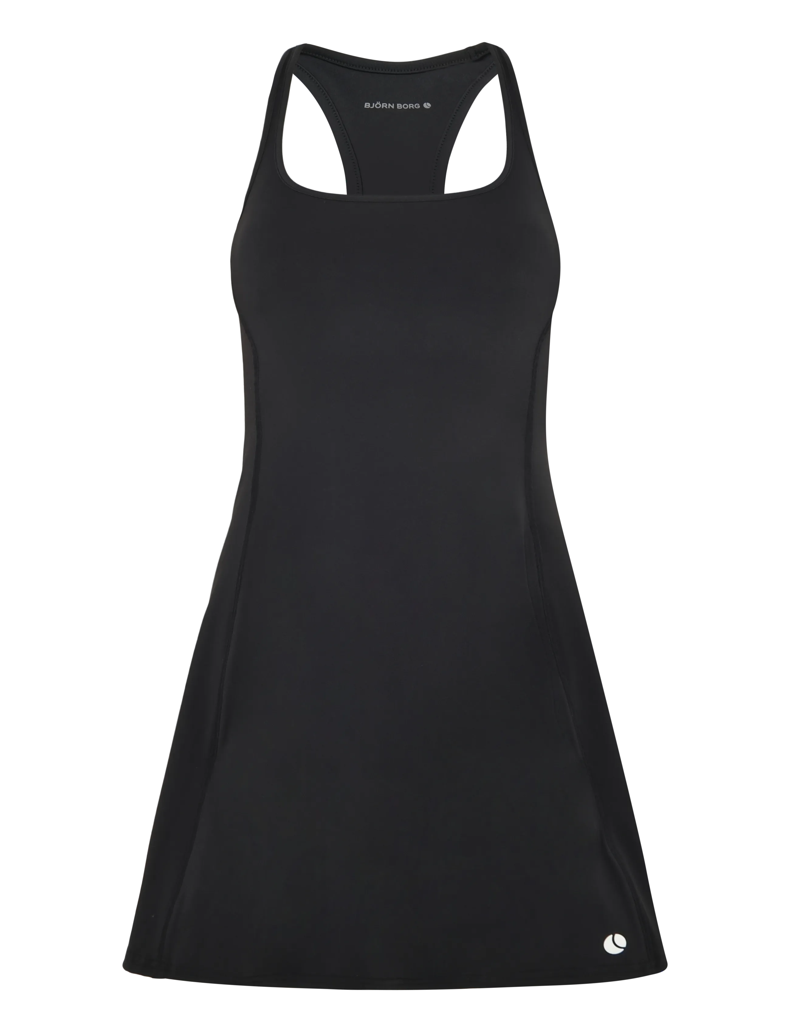 Björn Borg ACE SCOOPED RACERBACK DRESS - Bästsäljare Sport - BLACK BEAUTY / black