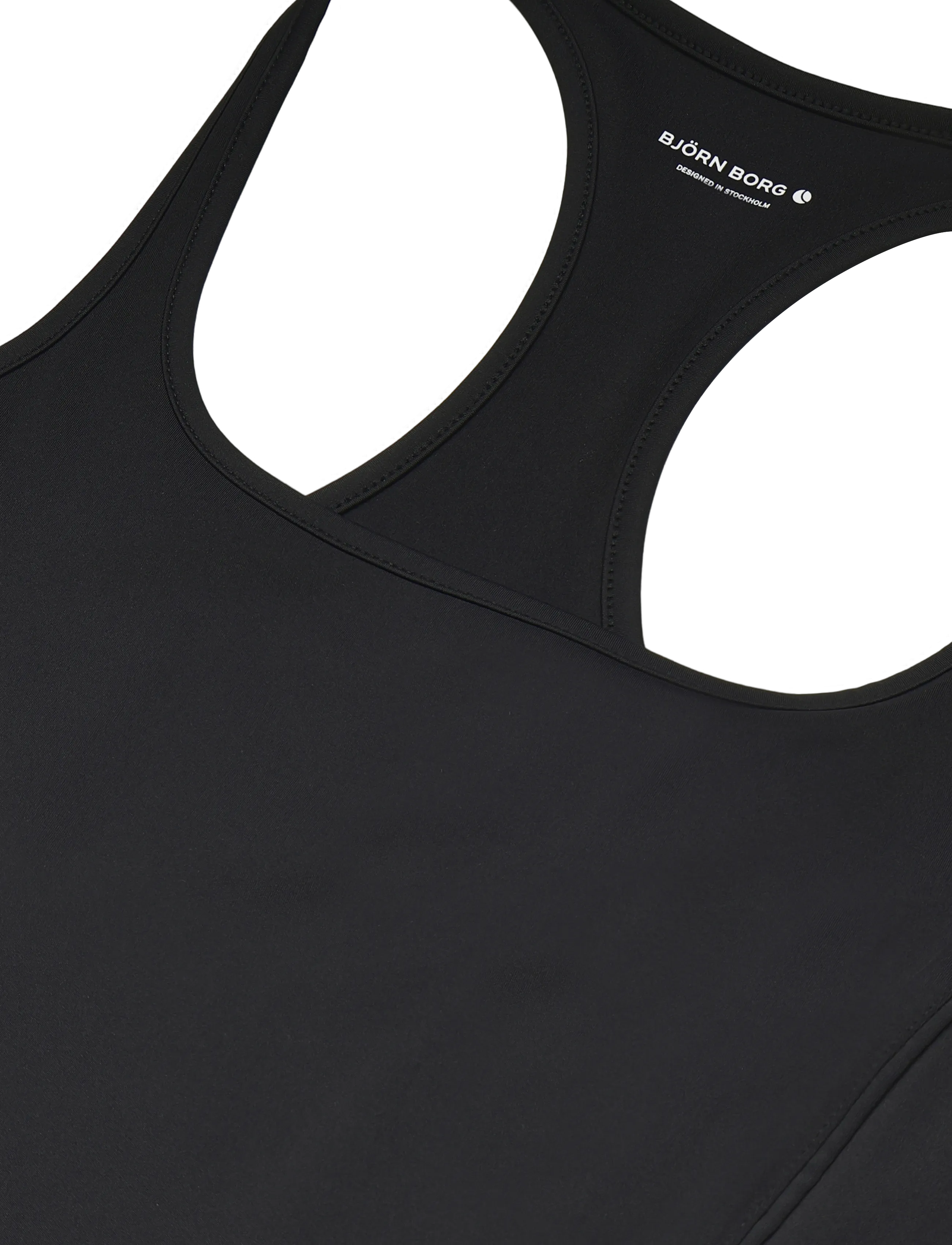 Björn Borg - ACE SCOOPED RACERBACK DRESS - klänningar & kjolar - black beauty - 2