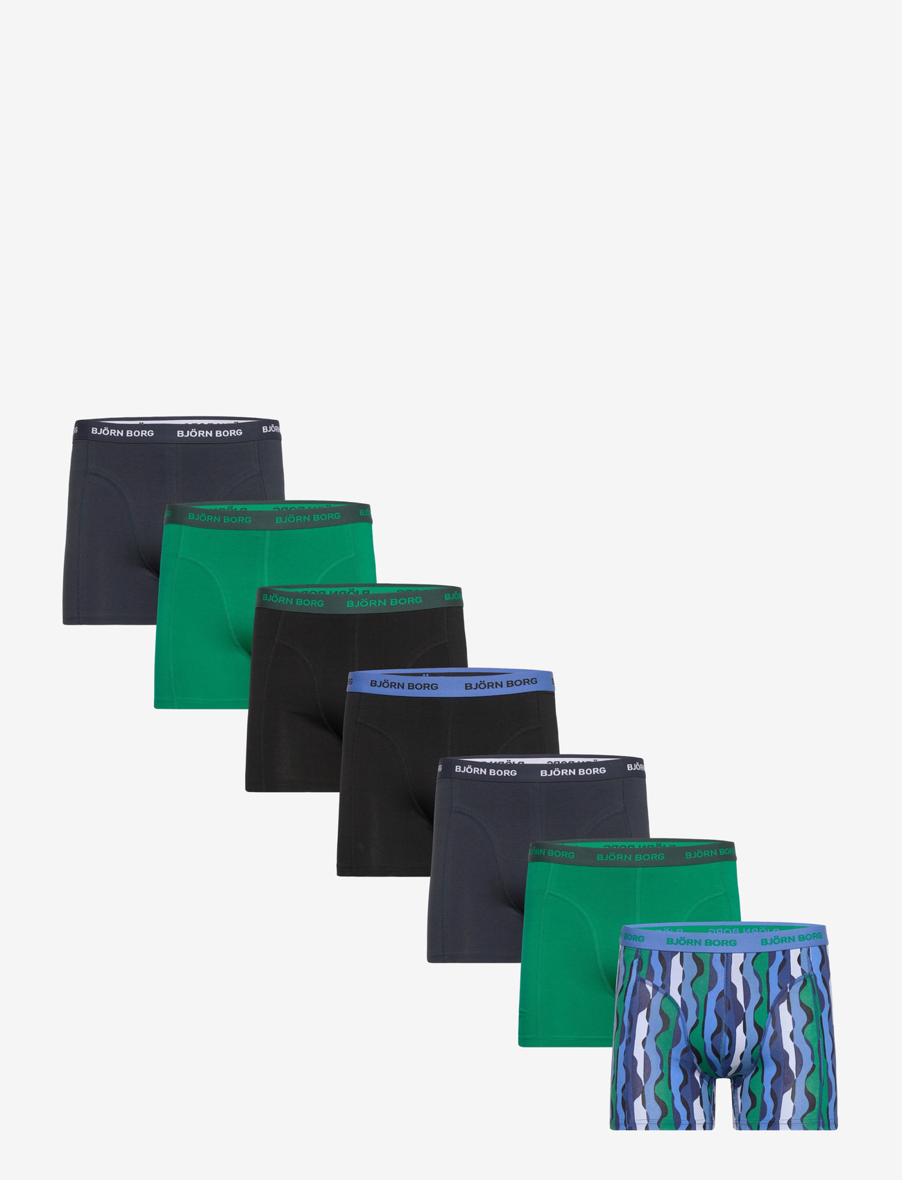 Björn Borg - COTTON STRETCH BOXER 7p - multipack underbukser - multipack 1 - 0